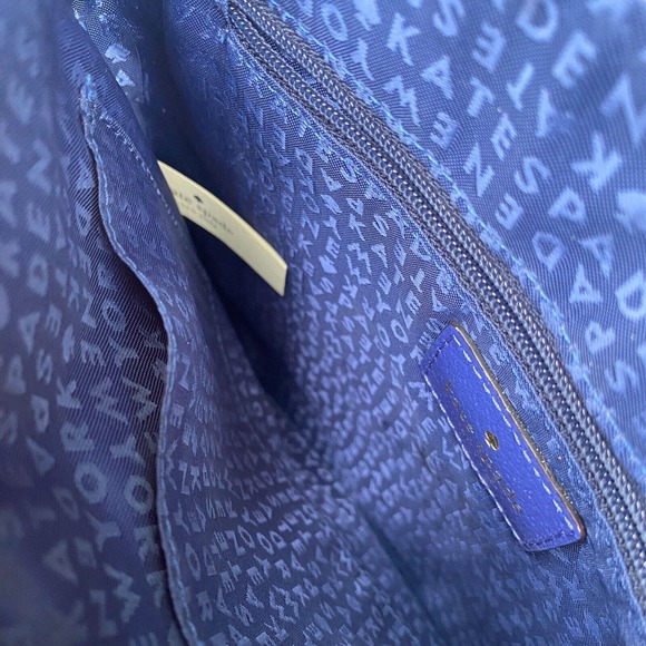Genuine Kate Spade Women’s Roma Grove Street Colorblock Crossbody Blue/White Bag - Picture 8 of 11